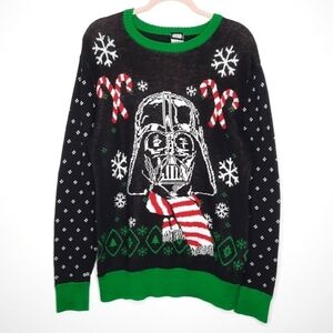 Disney Star Wars Darth Vader Holiday Christmas Sweater M